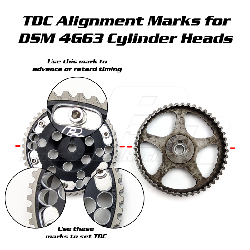 Powerhouse Racing 4G63 Locking adjustable Cam Gears