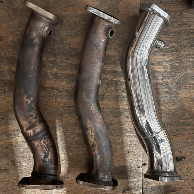 Used Evo X Downpipes assorted